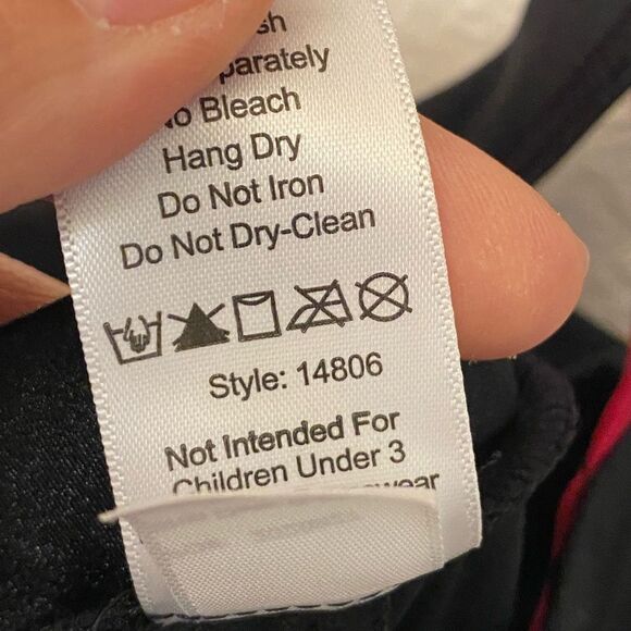 Weissman elite dance costume red black tux jumpsuit Do What I Do 14806 SA adult - Picture 7 of 11